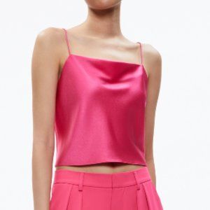Alice and Olivia Harmon Cropped tank top